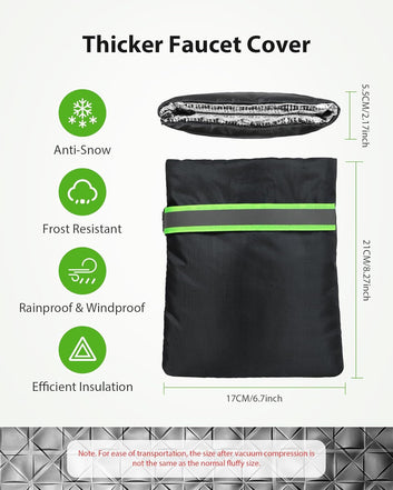 Humibox 2 PCs Faucet Covers with Reflective Strips