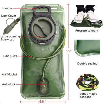 Humibox Hydration Bladder 1.5L/2L/3L – BPA-Free